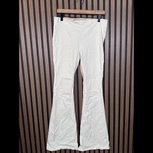 Free People Women's White Flared Jeans